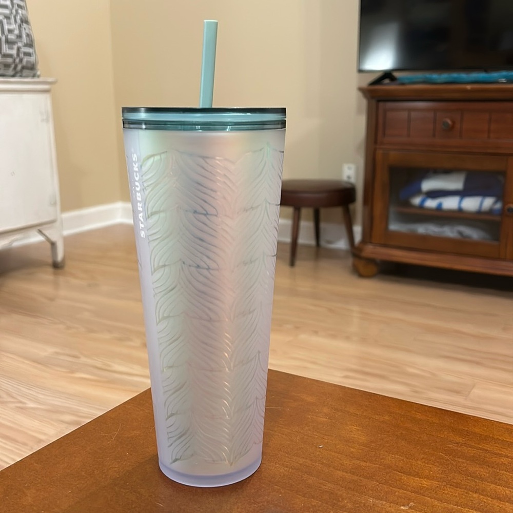 Starbucks frosted Mermaid Tail tumbler 2021
